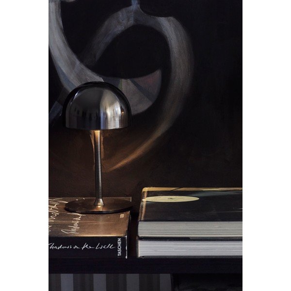 Tumehall puldiga juhitav LED-lauavalgusti metallist varjuga (kõrgus 22 cm) Tim - Sirius-image-3