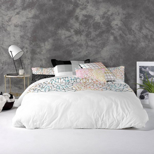 Puuvillane tekipadi , 200 x 200 cm Net - Blanc-image-1