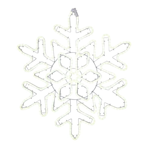 Závěsná svítící LED dekorace Best Season NeoLED Snowflake Silver