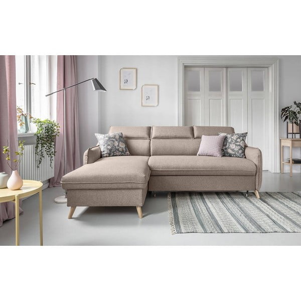 Beež nurgadiivanvoodi (vasak nurk) Sweet Harmony - Miuform-image-1