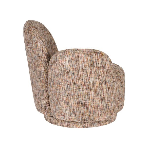 Beež pöörlev šenillist tugitool Rose - Dutchbone-image-3