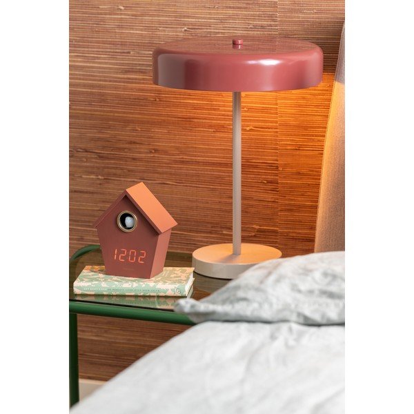 Burgundiapunane metallist laualamp (kõrgus 40 cm) Reina Palo - Leitmotiv-image-1