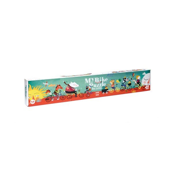Dlouhé puzzle na kole Londji, 54 dílků