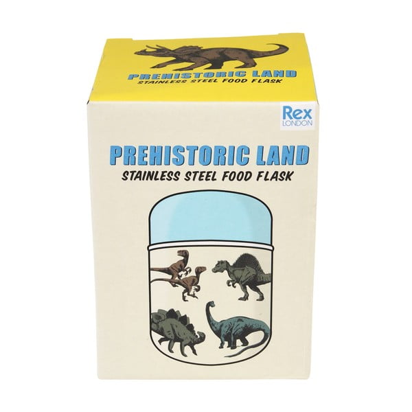 Sinine-kreem laste termos (toidule) 280 ml Prehistoric Land - Rex London-image-4