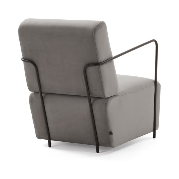 Hall sametist tugitool Gamer - Kave Home-image-3