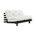Kreem diivanvoodi 140 cm Roots Black Night - Karup Design