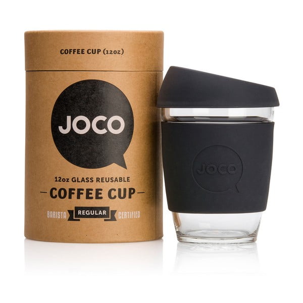 Cestovní hrnek na kávu Joco Cup 340 ml, černý