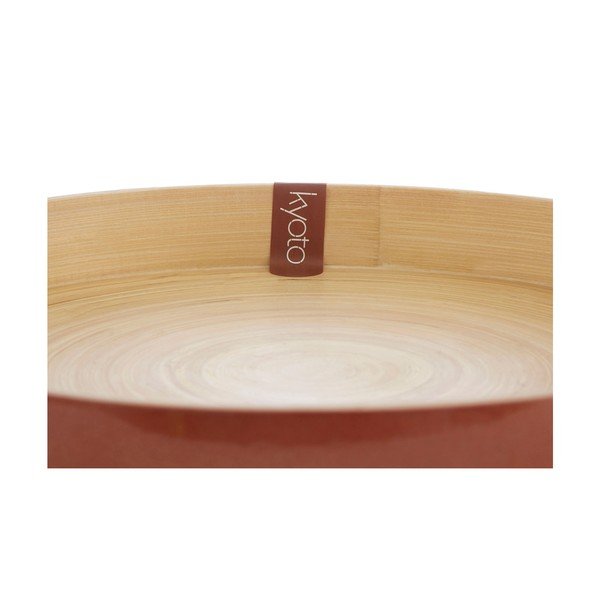 Servírovací podnos z bambusu v bronzové barvě Premier Housewares, ⌀ 35 cm-image-1