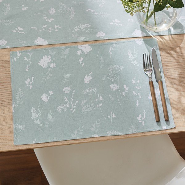 Kaltsuvaip 2 tk 46x30 cm Meadowsweet Floral - Catherine Lansfield-image-1