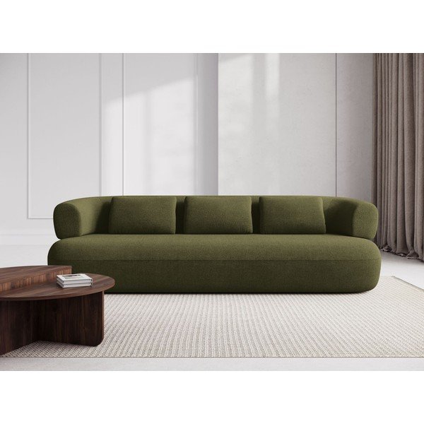 Roheline bouclé kangast diivan 200 cm Jenny - Micadoni-image-1