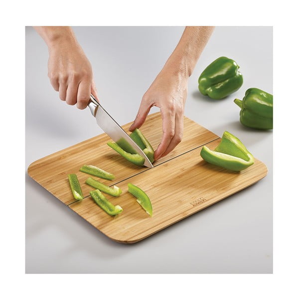 Bambusest kokkupandav lõikelaud Bambus, 32,5 x 27 cm Chop2Pot - Joseph Joseph-image-3