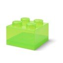 Roheline plastikust laste hoiukast 25x25x18 cm - LEGO®