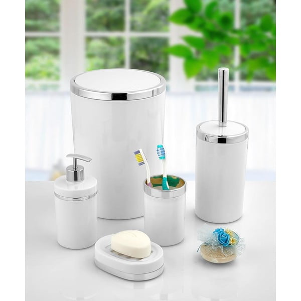 Valge komplekt vannitoatarvikuid - Oyo Concept-image-1