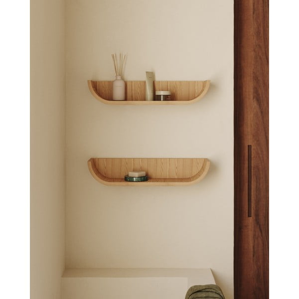 Tuhkpuidu spoonist riiul 60 cm Salaya - Kave Home-image-1