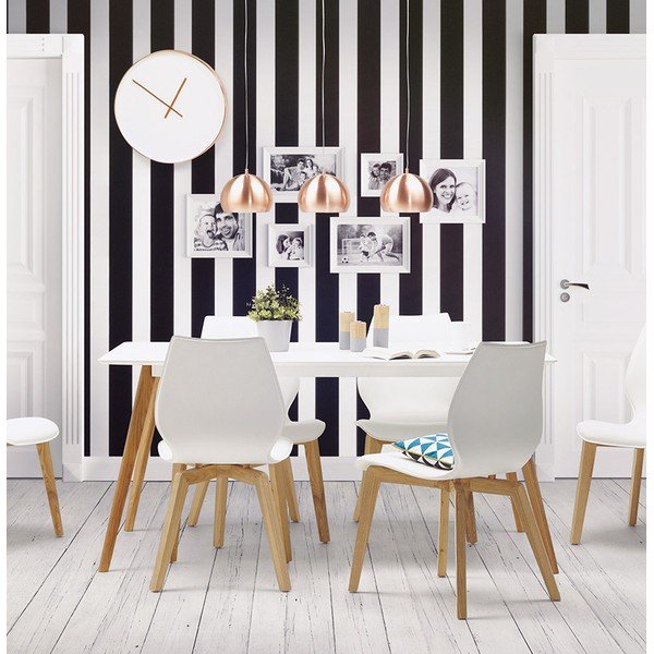 Bílý jídelní stůl Kokoon Design Crush-image-1