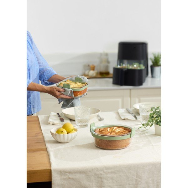 Klaasist küpsetusvorm 20,5x19,5 cm - Lékué-image-1