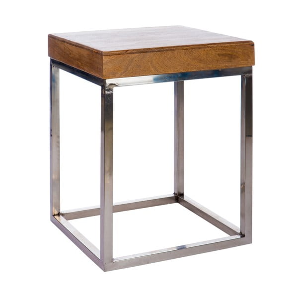 Odkládací stolek Cross Natural, 45x45x60 cm