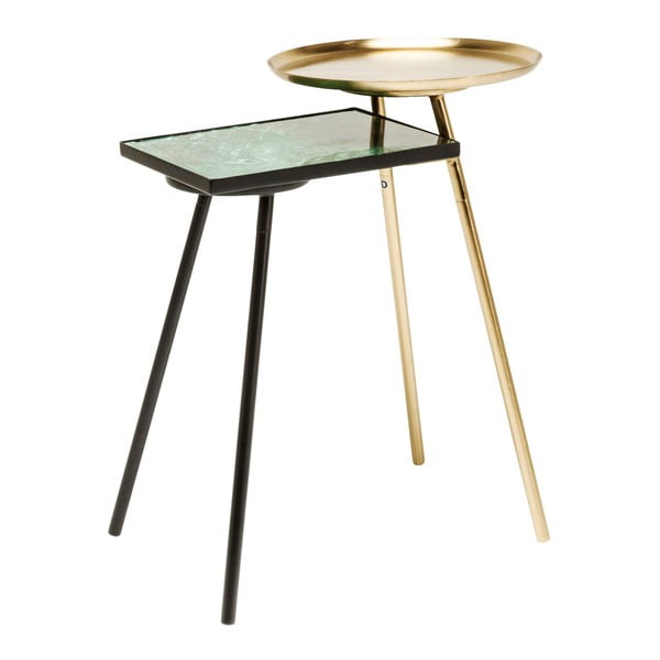Odkládací stolek s mramorovým detailem Kare Design Plateau