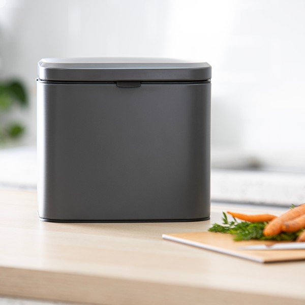 Tumehall komposteeritav jäätmekonteiner 4 l Essentials - Ladelle-image-4