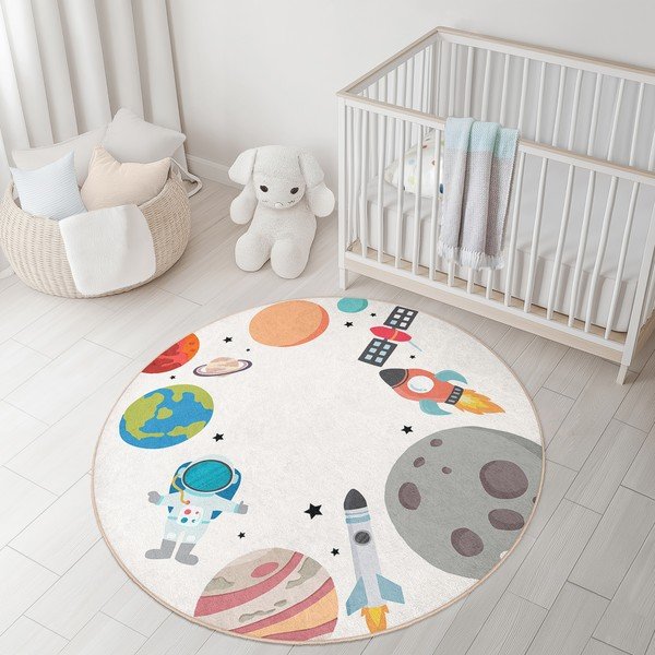 Pestav laste mänguvaip ø120 cm Space Trip - Mila Home-image-3