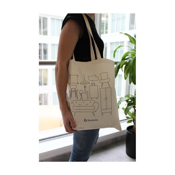 Kreemjas lõuendkott - Bonami-image-3