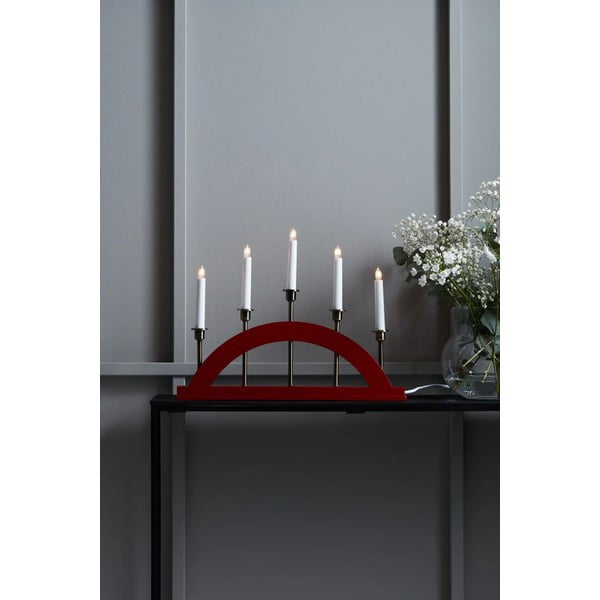 Punane jõulu valguskaunistus Bridge – Markslöjd-image-1