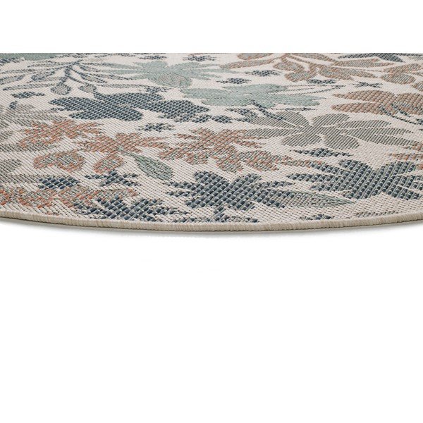 Beežikas-roheline õuevaip Floral, ø 115 cm - Universal-image-2