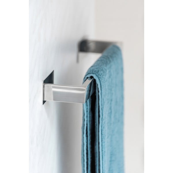 Isekinnituv roostevabast terasest rätikuhoidja, läikiv hõbedane Genova - Wenko-image-1