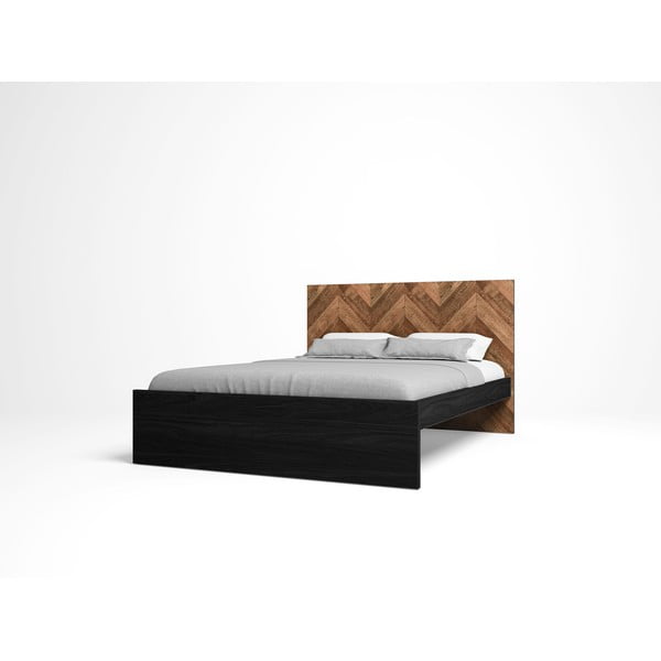 Must/loomulik kaheinimesevoodi 160x200 cm Gio - Marckeric-image-3