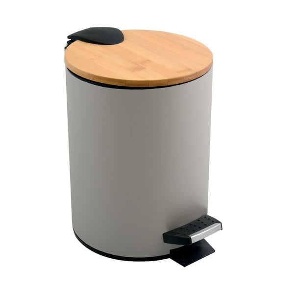 Hallikaspruun terasest prügikast 5 l Adonis - Spirella