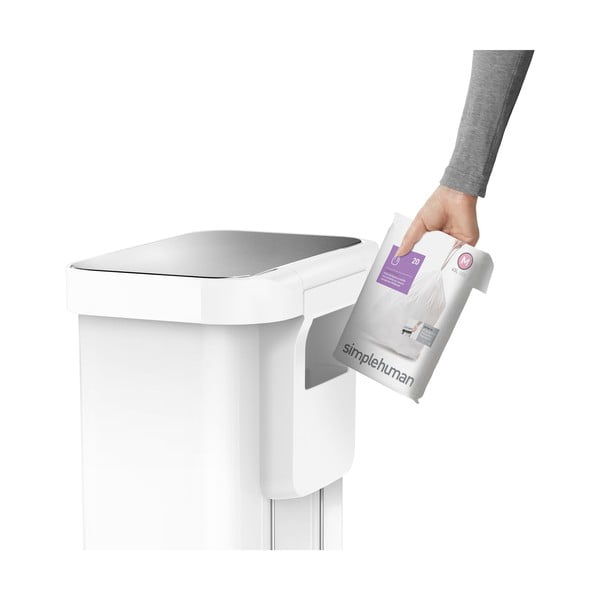 Pedaaliga terasprügikast 45 l - simplehuman-image-4
