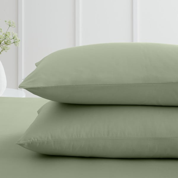 Perkal-puuvillased padjapüürid 2tk komplektis 50x75 cm Cotton Percale - Bianca-image-1