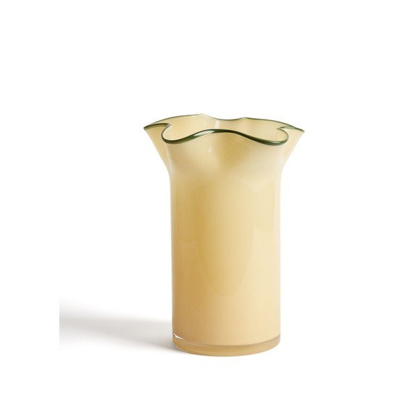 Kollane klaasist vaas (kõrgus 31 cm) Endasi - Kave Home