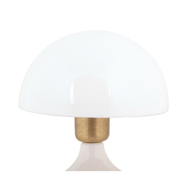 Valge lauavalgusti metallist varjuga (kõrgus 23 cm) Binc - Leitmotiv-image-2