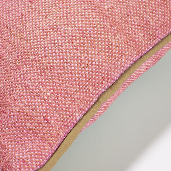 Roosa padjapüür taaskasutatud plastikust, 30 x 50 cm. Dalila - Kave Home-image-1