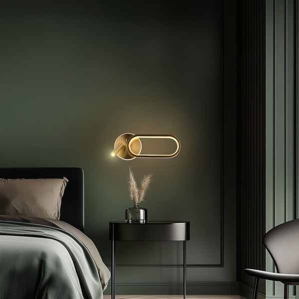 Kuldne LED seinavalgusti Monet - Candellux Lighting-image-3