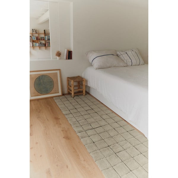 Beež villane vaip 80x230 cm Mosaic Sandstone – Lorena Canals-image-1