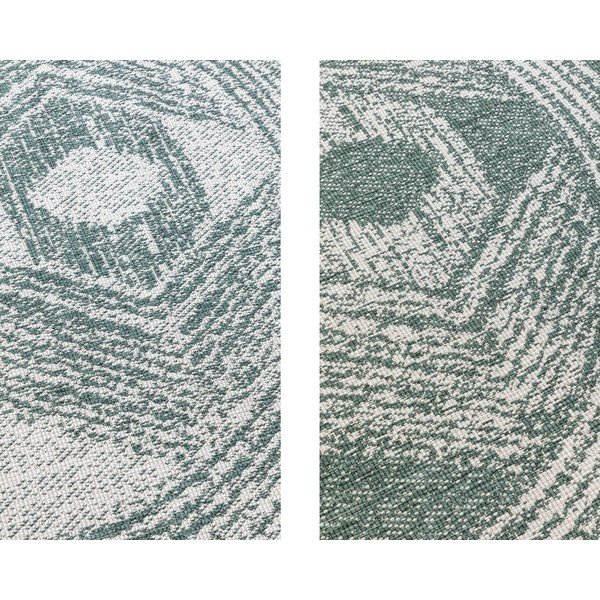 Kreem-roheline ümmargune õuevaip ø 140 cm Gemini - Elle Decoration-image-4