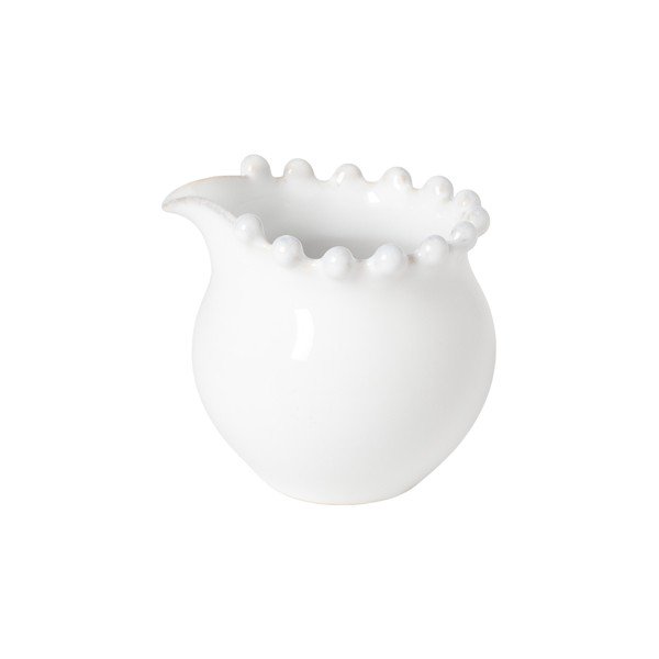 Valge keraamiline piimakann 100 ml Pearl - Costa Nova