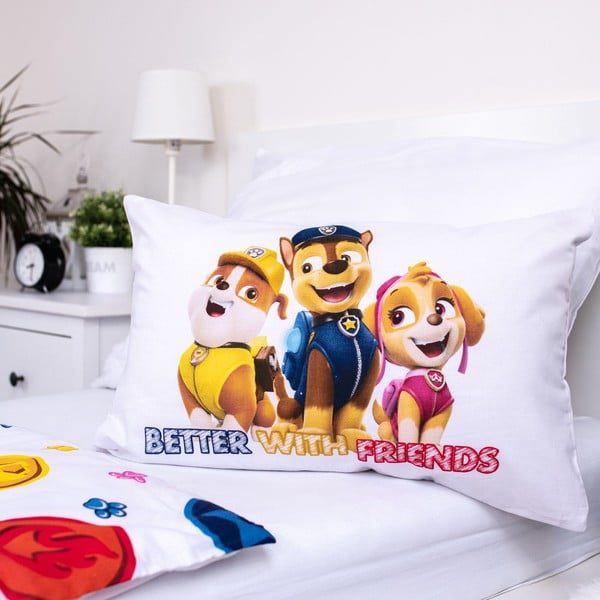 Puuvillane laste voodipesu 100x135 cm Paw Patrol - Jerry Fabrics-image-3
