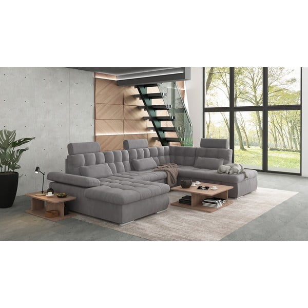 Hall panipaigaga nurgadiivanvoodi (parem nurk/U-kujuline) Merkur - Ropez-image-3