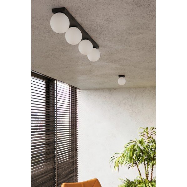 Must laevalgusti klaasist varjuga ø 12 cm Umerta - Sollux-image-1