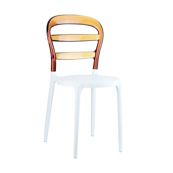 Židle MIss Bibi White/Amber