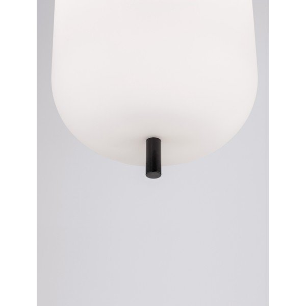 Valge/must klaasist ripplamp ø 22 cm Lato - Nova Luce-image-4