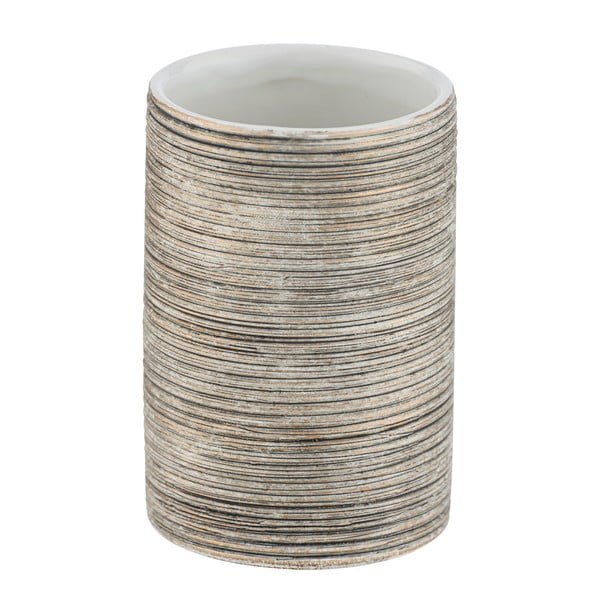 Pruun keraamiline tass hambaharjade jaoks Fedio - Wenko-image-2