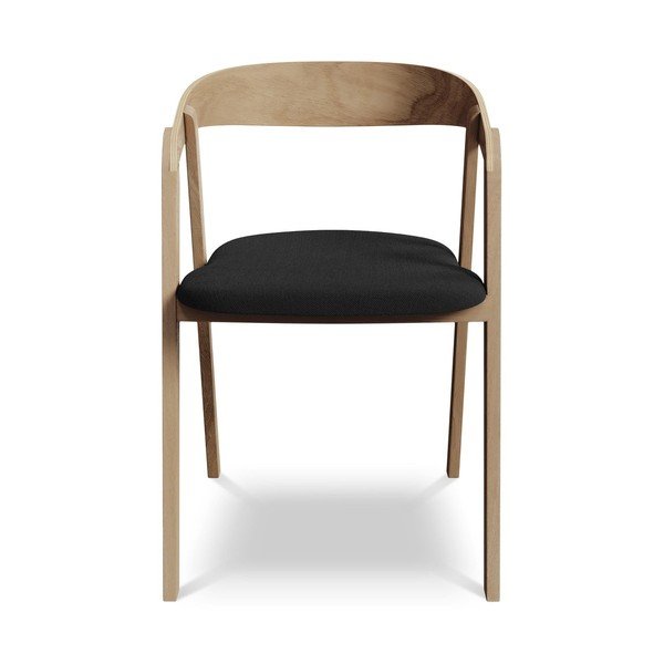 Must täispuidust söögitool Erika - Makamii-image-1