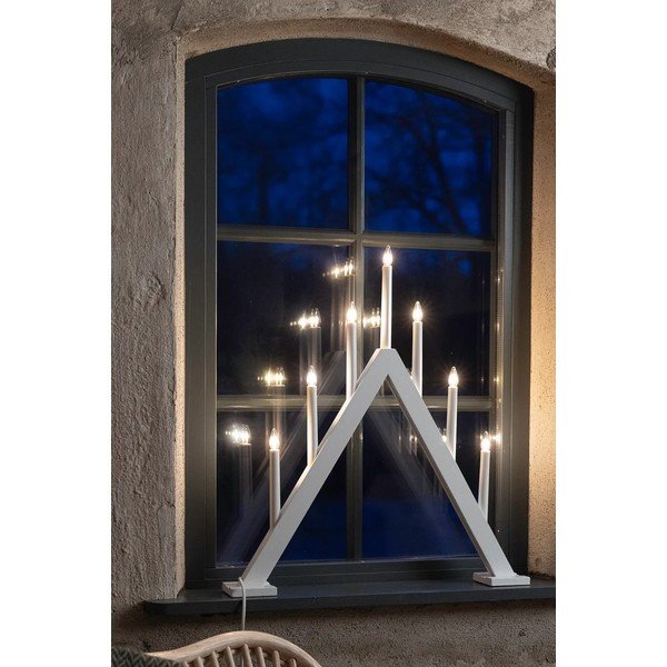 Valge jõulumotiividega valguskaunistus Ariele - Markslöjd-image-1