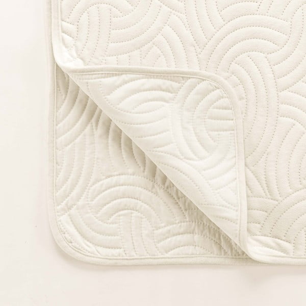 Beež sametist voodikate 220x240 cm Solange - douceur d'intérieur-image-3