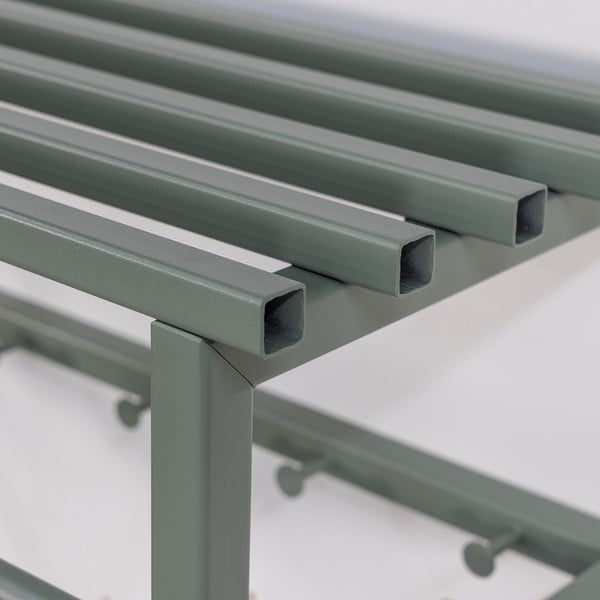 Roheline-hall metallist riiuliga seinanagi Rizzoli - Spinder Design-image-3