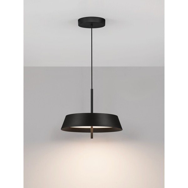 Matt must alumiiniumist LED-rippvalgusti, hämardatav, ø 45 cm Velio - Nova Luce-image-2